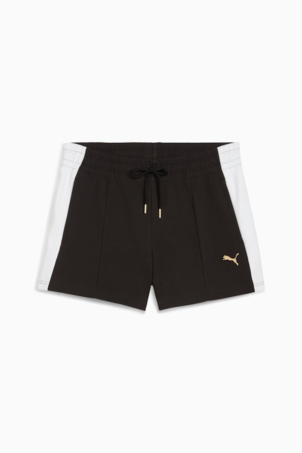 T7 Pintuck 4" Shorts Women, PUMA Black, extralarge-GBR